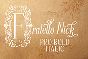 Sale-Fratello Nick Pro Bold Italic, a Font by Debi Sementelli (Thumbnail 1 of 3)