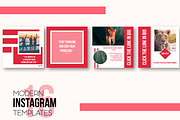 Instagram modern templates, a Social Media Template by Iryna Danyliuk (Thumbnail 6 of 6)