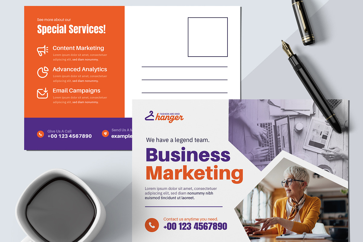 Business Postcard Design Template