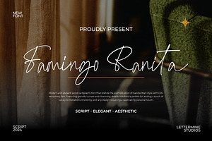 Famingo Ranita - Elegant Script