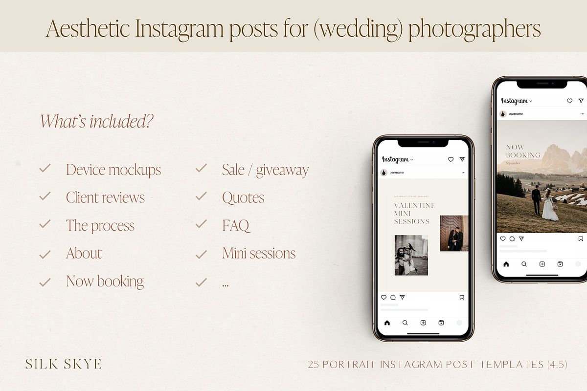 Elegant Photography Instagram Posts, a Social Media Template by Wonderlik Webdesign (Photo 7 of 11)
