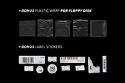 Floppy Disk Mockup, a Product Mockup by BORT GRAPHIC (Thumbnail 8 of 8)