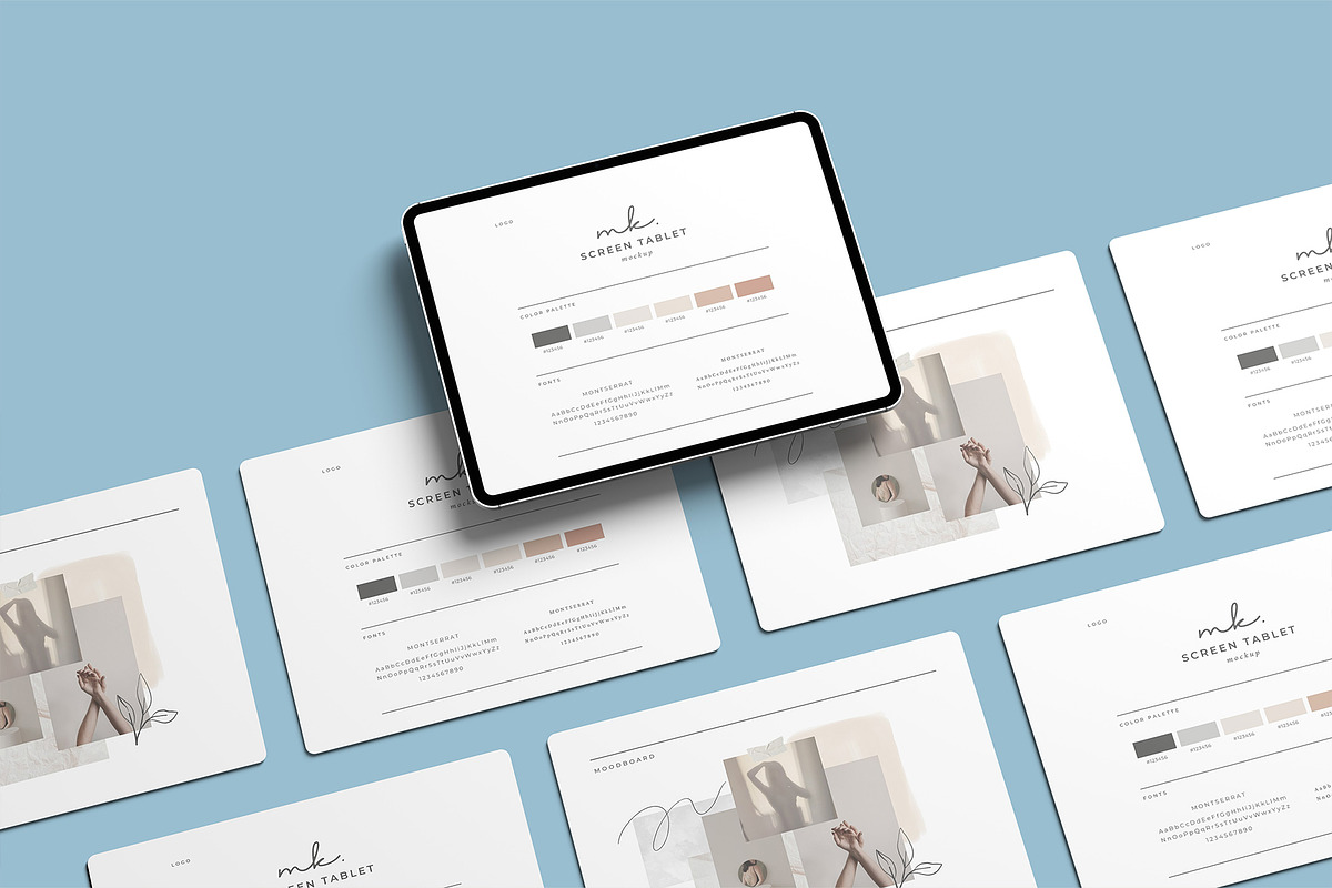 iPad Screen Website Mockup, an iPad Mockup by graphicpages (Photo 9 of 9)