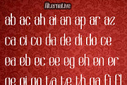 Dhokcen Sanserif Modern font, a Sans Serif Font by Canden Meutuah (Thumbnail 5 of 8)