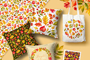 Autumn leaves. Watercolor collection, a Decorative Illustration by Ekaterina Mikheeva (Thumbnail 8 of 8)