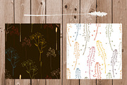 Wildflowers Digital Papers, a Pattern Graphic by Hand drawn Boutique (Thumbnail 5 of 8)