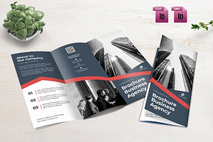 Tri-Fold Business Agency, a Brochure Template by yanindesign