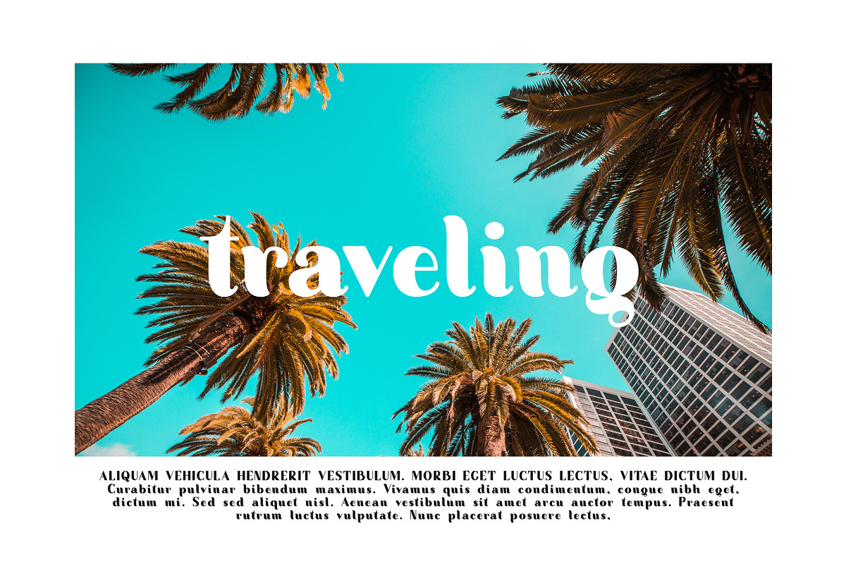 Gabrielle. Sans serif family preview 3