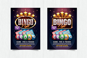 Bingo Night Flyer, a Print Template by DesignWorkz
