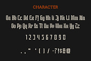 Zenada Blackletter, a Blackletter Font by IHDSTD (Thumbnail 8 of 9)