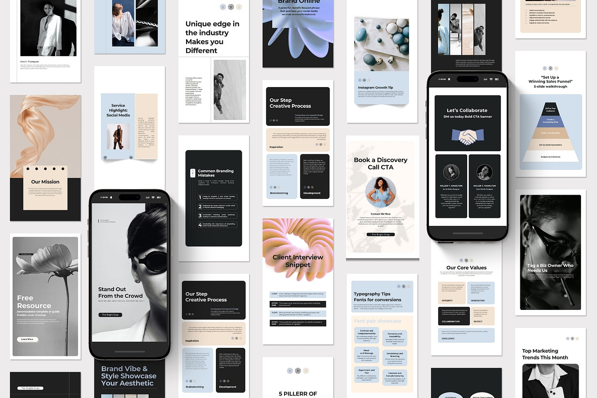 150 Instagram Social Media Bundle Kit preview 2