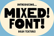 Mixed Font! Handmade! Bold! Texture!, a Font by Studio Funshop by Kelli (Thumbnail 1 of 13)