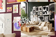LENIS ROOM Natural Frame Mockup Set, a Household Mockup by Stykke Studio (Thumbnail 44 of 58)