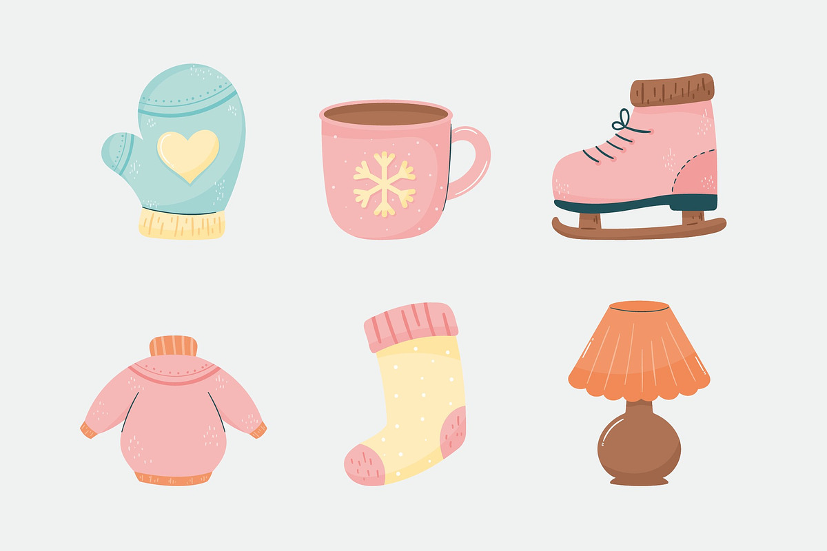 Winter Essential Illustration Set preview 2