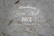 Handmade paper photo pack v2 containing photo texture, vintage design, and preview 2
