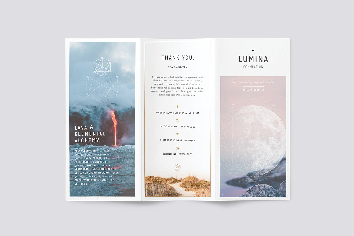 LUMINA Trifold Brochure, a Brochure Template by 46&2 Collective (Photo 3 of 9)