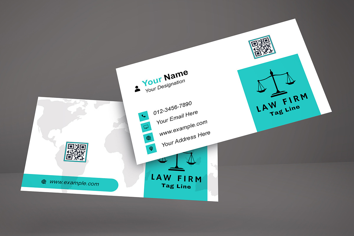 Law Consultant Card PSD preview 6