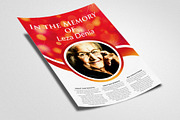 Funeral Memorial Program Flyer, a Flyer Template by Business Flyers (Thumbnail 2 of 3)