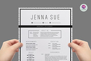 Modern , chic CV template, a Resume Template by Chic templates (Thumbnail 1 of 5)