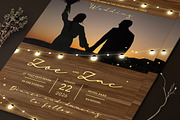 Rustic Wedding Invitation Set, an Invitation Template by Aarley Kaiven (Thumbnail 2 of 5)