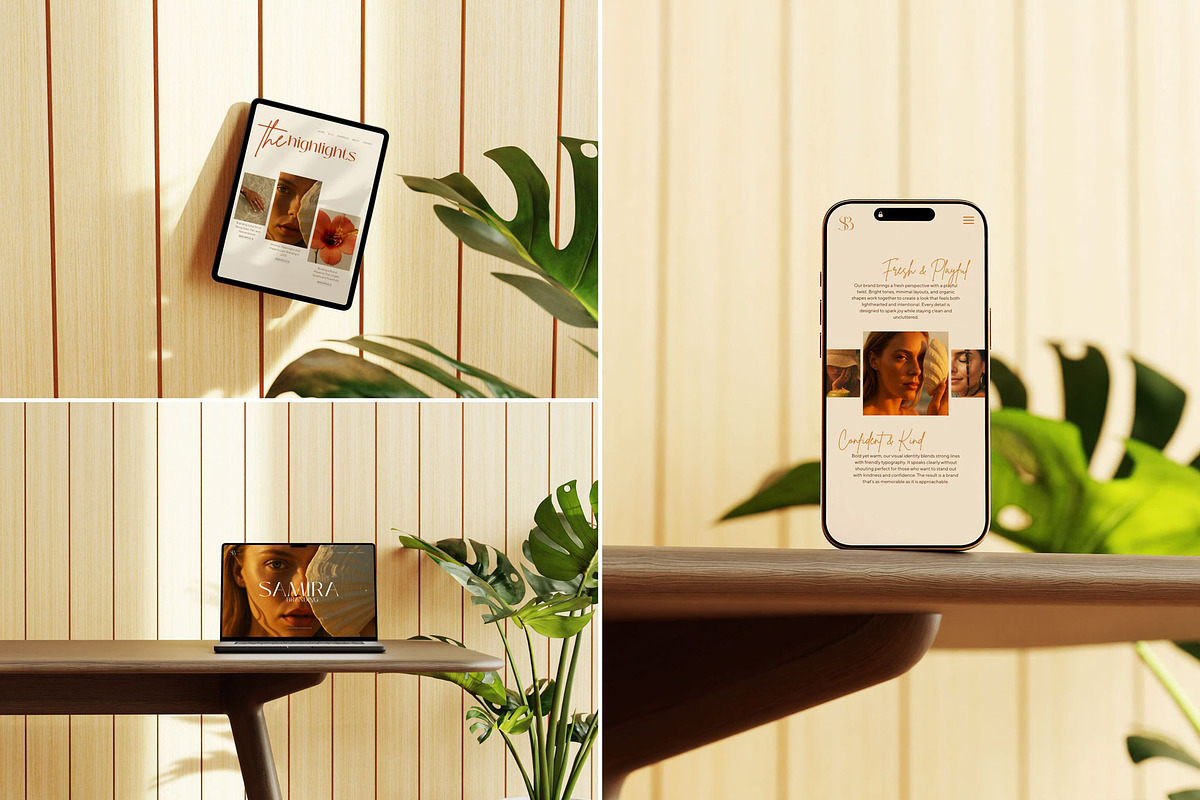 Samira Device Mockup Collection, an iPhone Mockup by Mockup Line (Photo 5 of 7)