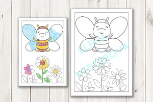 Coloring Pages With Insects