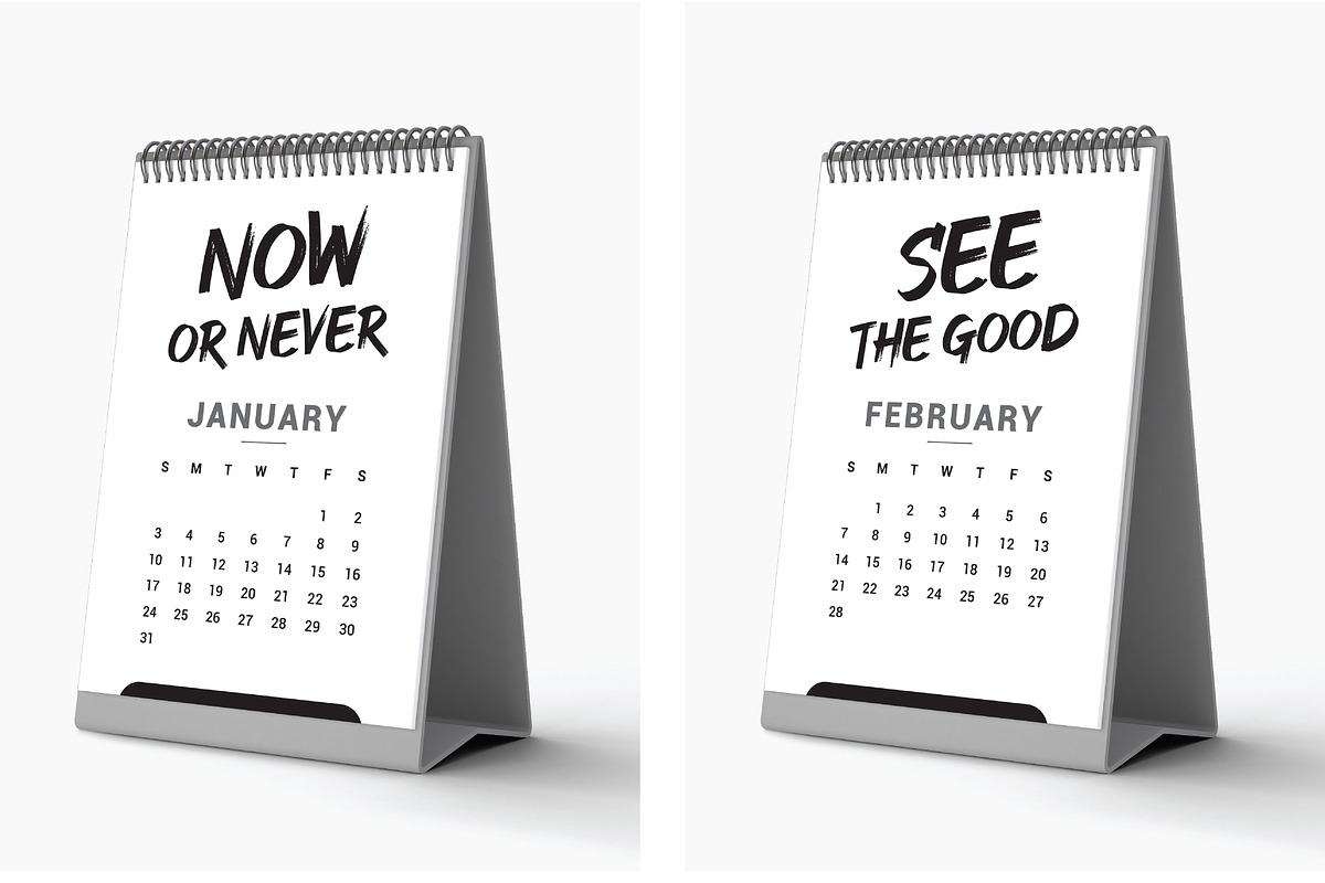 2021 Calendars 2 in 1 - Editable, a Templates & Theme by rix_designs (Photo 4 of 21)