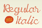 CS Renita Disco, a Script Font by Craft Supply Co. (Thumbnail 3 of 8)