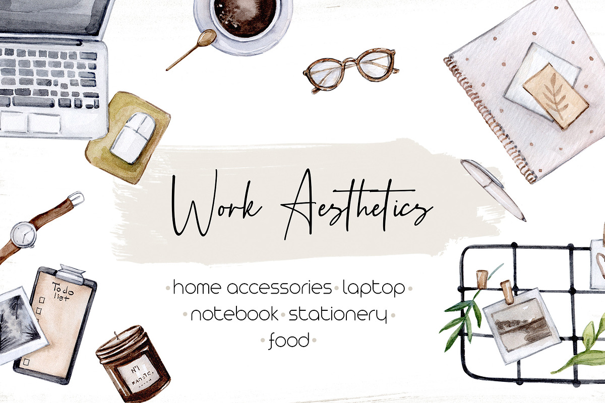 Work at Home Collection, a Texture Illustration by S_ARTLOVE (Photo 3 of 11)