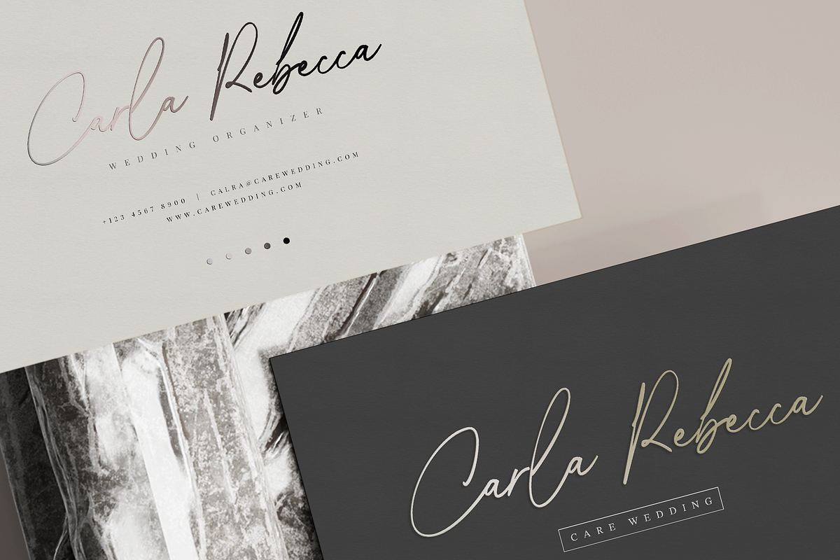 Collingethon Chic Handwritten Script, a Script Font by Namara Creative Studio (Photo 4 of 12)