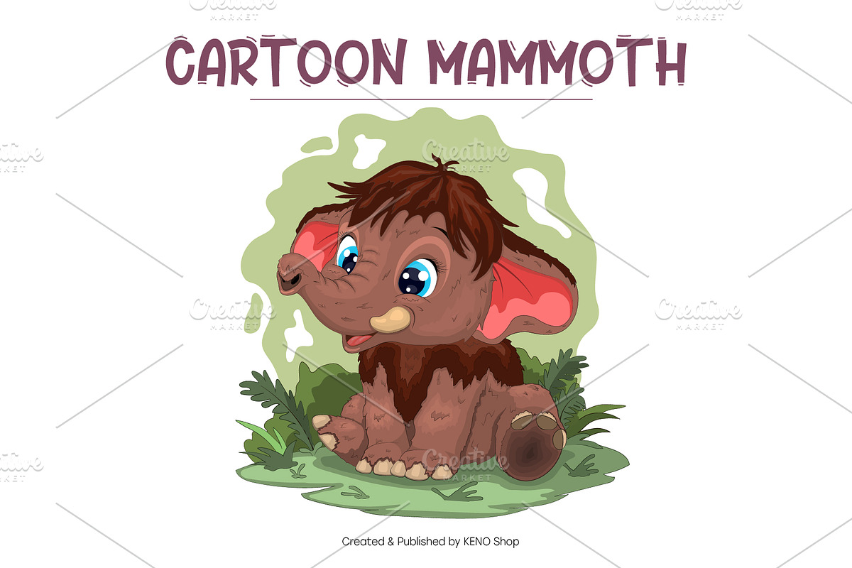 Set of cute cartoon animals_02, an Animal Illustration by KENO Mascots (Photo 5 of 11)