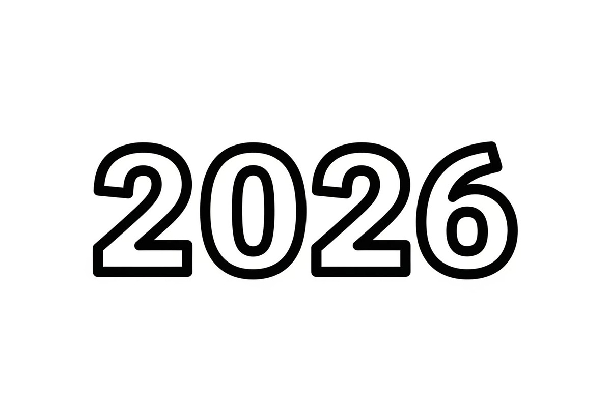2026 New Year Line Art Bundle, an Illustration by hafijul (Photo 7 of 11)