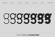 Stanley Sans Geometric Font Family, a Sans Serif Font by BTYPE (Thumbnail 6 of 16)