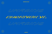 UKRAINE FONT ACID TECHNO GRAPHICS, a Blackletter Font by ASDF Graphics (Thumbnail 3 of 4)