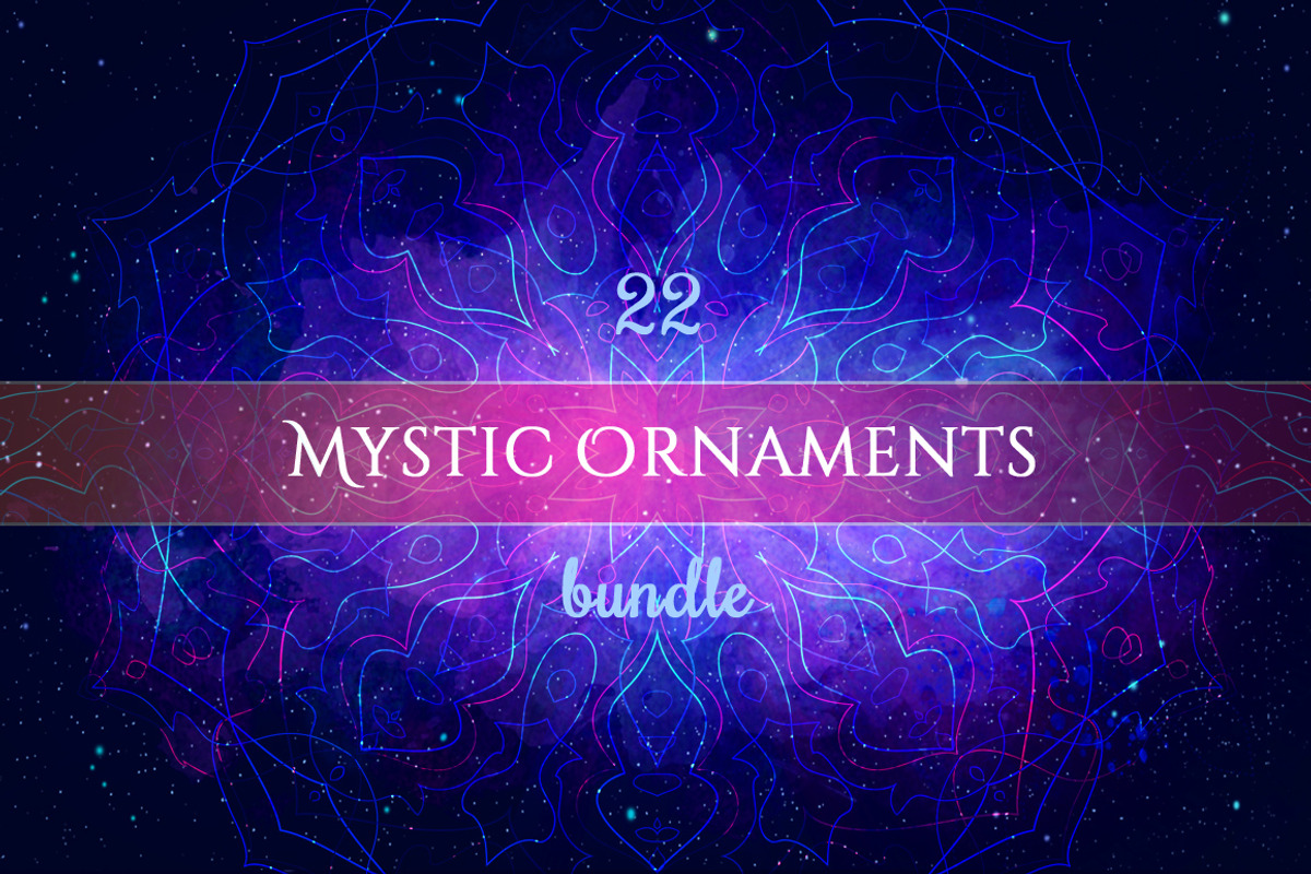 Mystic Geometry: Mega Ornaments Set, a Texture Illustration by Daria Volyanskaya (Photo 1 of 8)