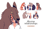 Unhealthy relationships concept set, a Person Illustration by Good Studio (Thumbnail 1 of 7)
