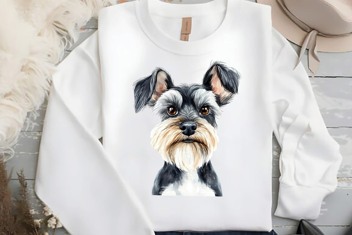 Watercolor Funny Dog Clipart Bundle, an Illustration by DreamCafeArt (Photo 4 of 7)