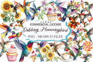 Cute Dabbing Hummingbird Sublimation, an Illustration by designcity5