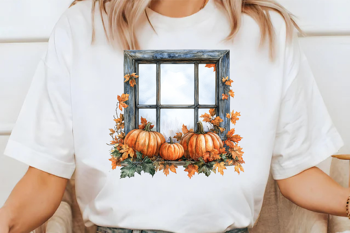 Autumn Clipart,Pumpkin Café Clipart, an Illustration by Libby Wishes (Photo 7 of 7)