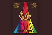 Retro Event Flyer, a Flyer Template by Tugcu Design Co. (Thumbnail 2 of 2)