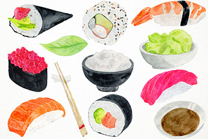 Suchi Clipart Pack 1