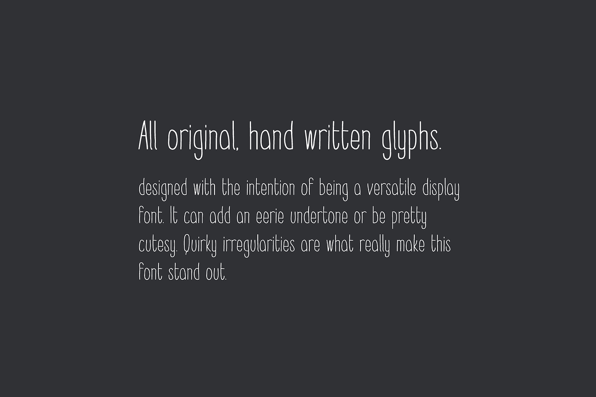 QuickDeath - Hand Drawn Font preview 2