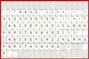 Christmas Knitted Cross-Stitch Font, a Symbol Font by Artolus (Thumbnail 7 of 7)