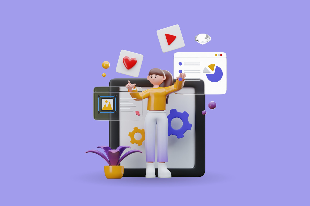 Marketing Plan 3D Illustration, an Illustration by Home Studio