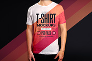 Men T-Shirt Mockups, a Shirt Mockup by Indieground Design Inc. (Thumbnail 1 of 5)