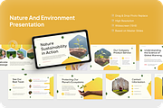 Nature & Environment Google Slides, a Presentation Template by Annora Studio (Thumbnail 1 of 5)