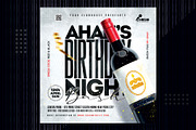 Birthday Night Bash Flyer, a Templates & Theme by MithilaCreation (Thumbnail 2 of 5)
