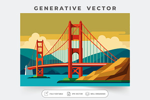 Vibrant design featuring the Golden, a Graphic by Iftikhar Alam