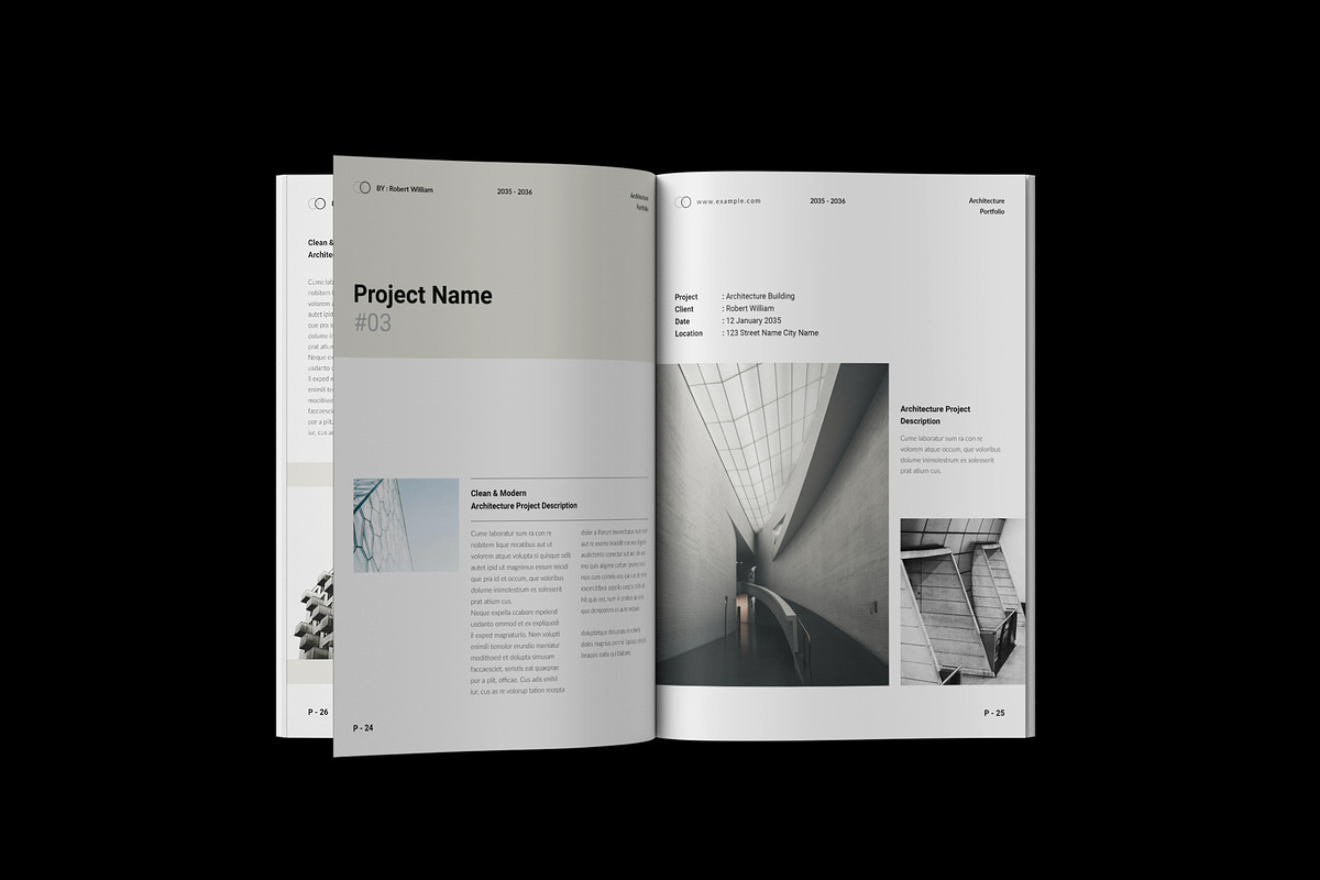 Architecture Portfolio Template, a Brochure Template by NorthPeak (Photo 10 of 16)