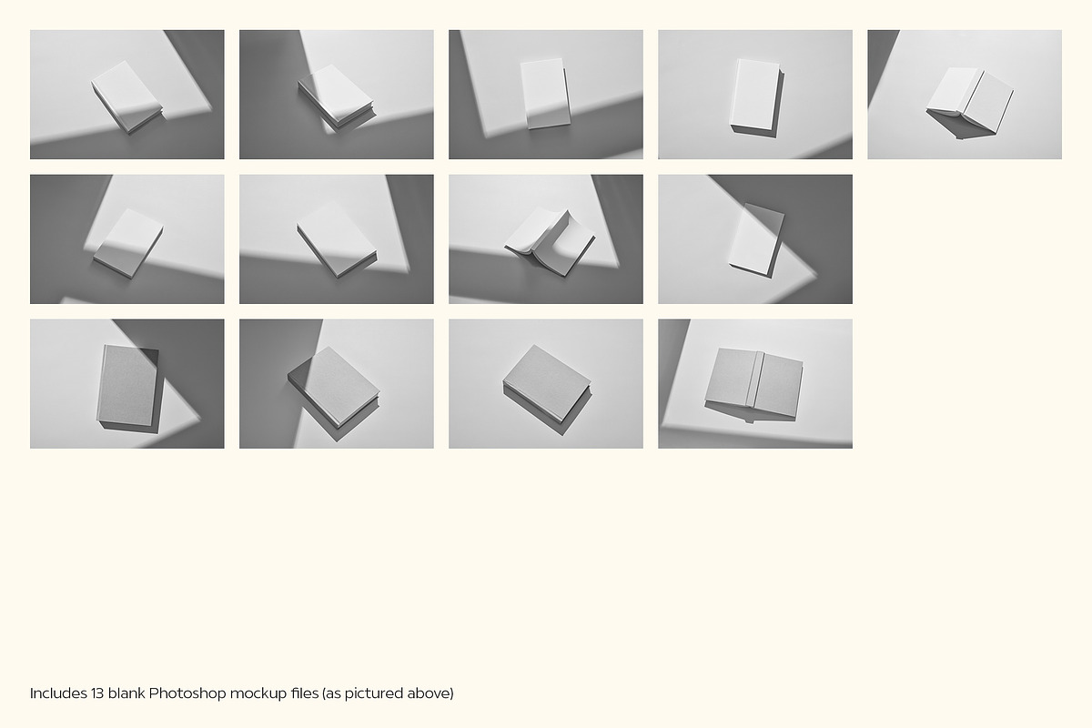 Book Mockup Set, a Print Template by Moixo studio (Photo 3 of 7)